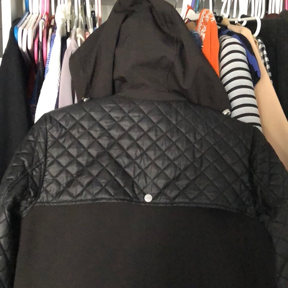 KENNETH COLE Black Jacket w/ detachable hood - Picture 4 of 8